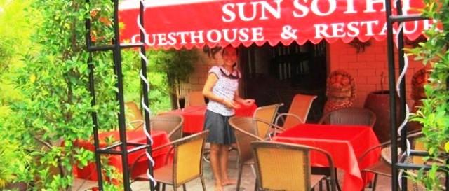 Sun Sothy Guesthouse est situé à un peu hors Siem Reap